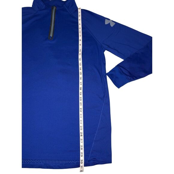 Under Armour Training Combine 1/4 zip in royal blue - 2X - Picture 7 of 8